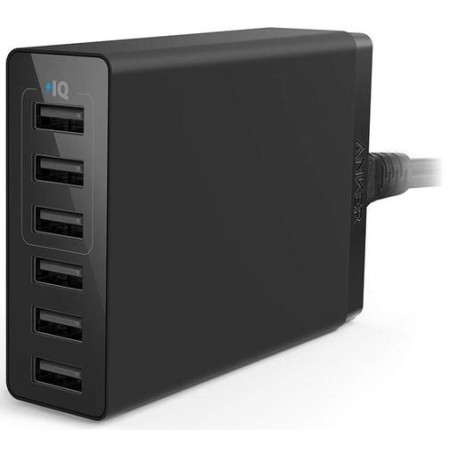 Зарядний пристрій Anker PowerPort 6 Lite 30W (Black) (A2061G11)  у Львові