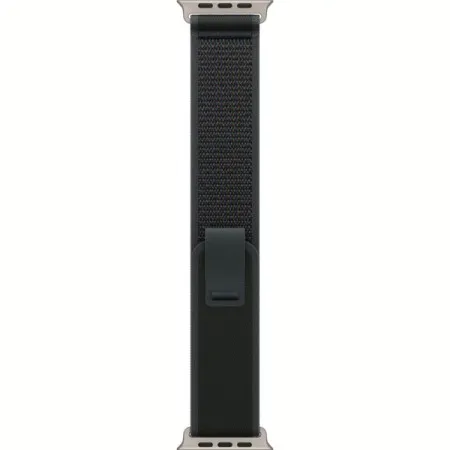 Ремінець Apple Watch 42/44/45/46/49mm Natural Titanium Finish Black Trail Loop S/M (MXTQ3)