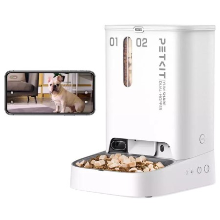 Смарт годівниця PETKIT YUMSHARE DUAL-HOPPER with Cam (P591)  у Чернівцях