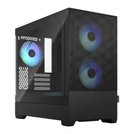 Корпус FRACTAL DESIGN micro ATX    Pop Mini Air RGB Black TG (FD-C-POR1M-06)