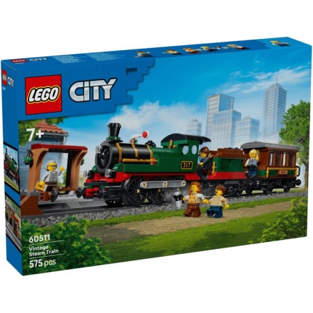 Конструктор LEGO City Старовинний паровоз (60511-)