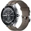 Смарт-годинник Xiaomi Watch 2 Pro Silver Brown Leather Strap (BHR7216GL)