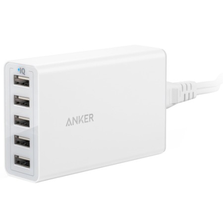Зарядний пристрій Anker PowerPort 5 V3 40W (White) (A2124L22)  у Львові