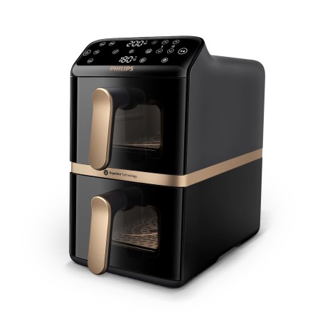 Мультипіч PHILIPS Stacked Dual 2300Вт Black (NA462/70)  у Хмельницькому