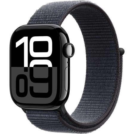 Apple Watch Series 10 42mm Jet Black Aluminum Case with Ink Sport Loop  у Тернополі
