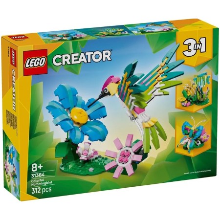 Конструктор LEGO Creator Дикі тварини: барвистий колібрі (31384)  у Харкові