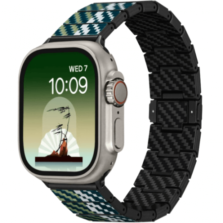Ремінець Pitaka Chroma Carbon Band Poetry of Things Wind for Apple Watch 42/44/45/49mm (AWB2305)
