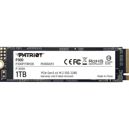 SSD накопичувач PATRIOT M.2 1TB P300, NVMe 2280 (P300P1TBM28)