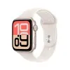 Apple Watch SE 3 2025 44mm Starlight Aluminum Case with Starlight Sport Band M/L (MEHJ4RK/A)