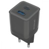 Мережевий зарядний пристрій Proove Pure GaN Plus 30W (Type-C + USB) Black