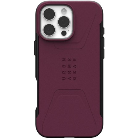 Чохол UAG Civilian Magsafe для iPhone 16 Pro Max (Bordeaux)  у Запоріжжі
