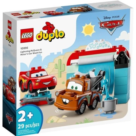 Конструктор LEGO DUPLO Disney™ Розваги Блискавки МакКвіна й Сирника на автомийці (10996)