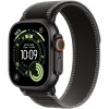 Apple Watch Ultra 3 49mm Black Titanium Case with Black/Charcoal Trail Loop - M/L (MF1H4QP/A)