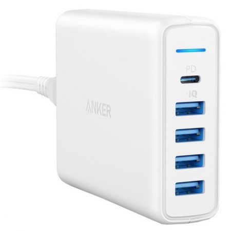 Зарядний пристрій Anker PowerPort Speed 5 60W (White) (A2056L21)  у Львові