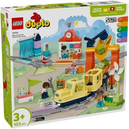 Конструктор LEGO DUPLO Town Великий інтерактивний громадський потяг (10428-)
