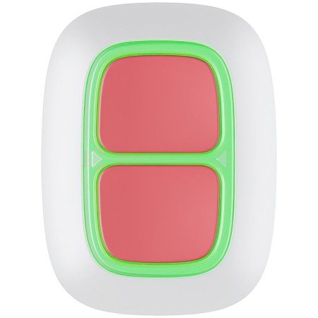 Бездротова екстрена кнопка Ajax DoubleButton (White)