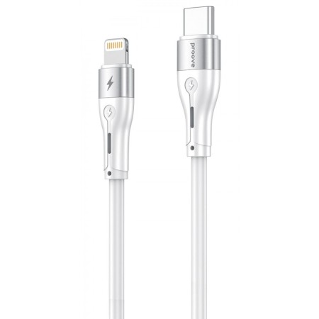 Кабель Proove Soft Silicone Type-C to Lightning 27W (2m) White