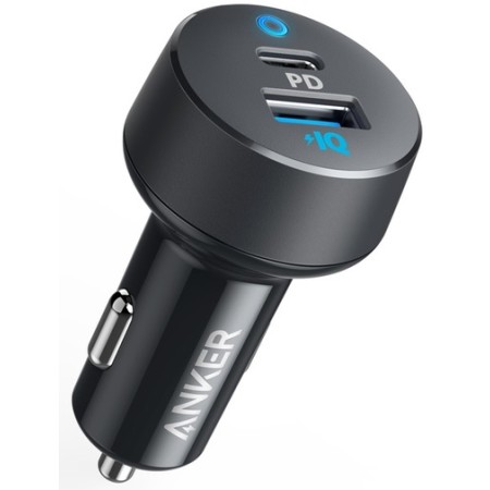 Автомобільний зарядний пристрій Anker PowerDrive PD 2 (A2720011) (Black)