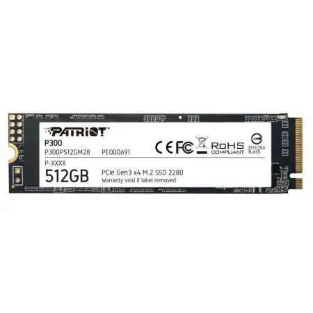 SSD накопичувач PATRIOT M.2 512GB P300, NVMe 2280 (P300P512GM28)