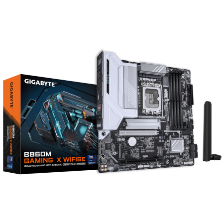 Mатеринська плата GIGABYTE B860M GAMING X WIFI6E s1851 mATX (B860M GAMING X WIFI6E)  у Запоріжжі