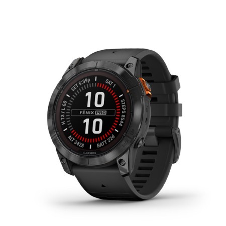 Смартгодинник Garmin Fenix 7X Pro Solar Slate Gray with Black Band (010-02778-01)