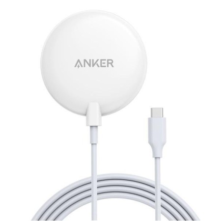 Бездротовий зарядний пристрій Anker PowerWave Magnetic Pad (White) (A2565G21)