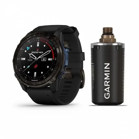 Смартгодинник Garmin Descent Mk3i 51mm Gray DLC Titanium Black Silicone B. Descent T2 Transceiver (BNDL-DMK3-51CGDT2)