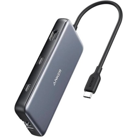 USB-хаб Anker PowerExpand 8in1 USB/Type-C/HDMI/SD/RJ45 (A83830A2)