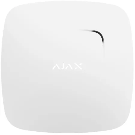 Бездротовий датчик детектування диму і чадного газу Ajax FireProtect Plus (Heat/Smoke/CO) (White)  у Хмельницькому