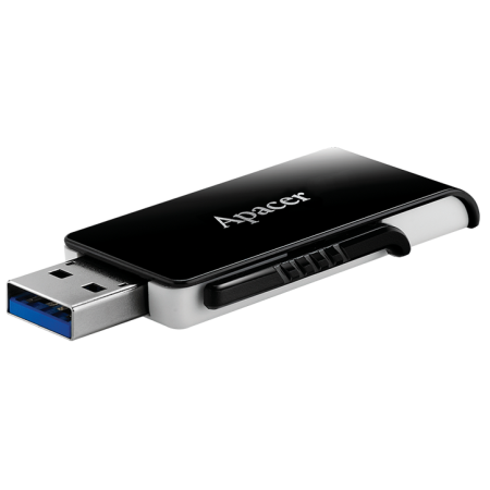 USB флеш-накопичувач APACER AH350 128GB USB 3.2 Black (AP128GAH350B-1)