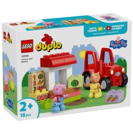 Конструктор LEGO DUPLO Peppa Pig Трактор і ринок (10468)