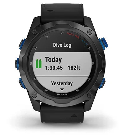 Журнал занурень Garmin Descent Mk2 - Журнал занурень