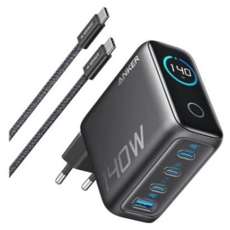Зарядний пристрій Anker Laptop GaN Charge 140W with Type-C / Type-C (Black) (B2697GZ1)