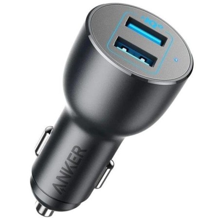 Автомобільний зарядний пристрій Anker PowerDrive III 36W (Black) (A2729H11/A2729G11)