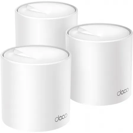 Маршрутизатор TP-Link (WiFi MESH система) DECO X50 3PK AX3000 3xGE LANWAN MU-MIMO OFDMA (DECO-X50-3-PACK)  у Чорноморську