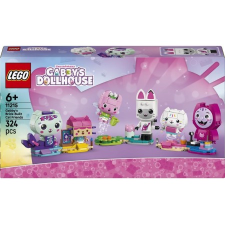 Конструктор LEGO Gabby's Dollhouse Друзі-коти Ґаббі з кубиків (11215)  в Ужгороді