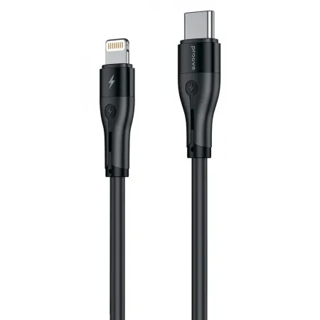 Кабель Proove Soft Silicone Type-C to Lightning 27W (2m) Black