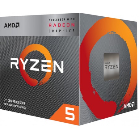 Процесор AMD Ryzen 5 3400G Box (YD3400C5FHBOX)