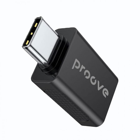 Перехідник OTG Proove Extension USB to Type-C (Black)  у Чернівцях