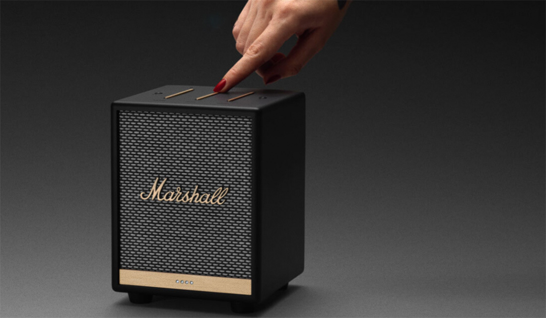 Розумна колонка Marshall Uxbridge Voice Google звук