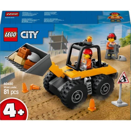 Конструктор LEGO City Жовтий будівельний автонавантажувач (60450)  у Луцьку