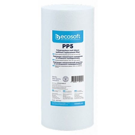 Картридж з спіненого поліпропілену Ecosoft BB10 4.5х10