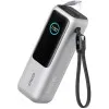Батарея універсальна Anker 25000mAh 165W Built-In Double USB-C Cables (Silvery) (A1695H41)