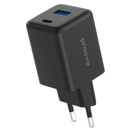 Мережевий зарядний пристрій Proove Pocket GaN 45W (Type-C + USB) Black