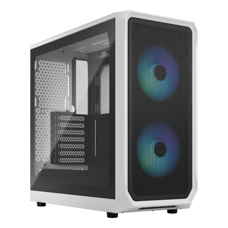 Корпус FRACTAL DESIGN ATX    Focus 2 RGB White TG ClearTint (FD-C-FOC2A-04)  у Запоріжжі