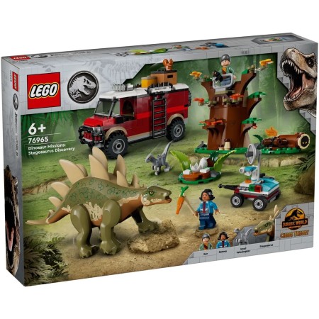 Конструктор LEGO Jurassic Park Місії динозаврів: Знахідка стегозавра (76965)