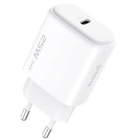 Мережевий зарядний пристрій Proove Silicone Power 2 25W (Type-C) White  в Івано-Франківську