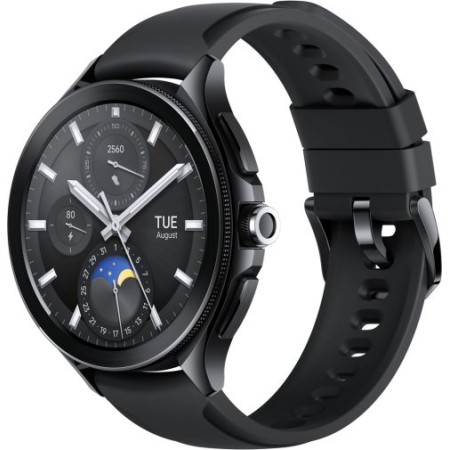 Смарт-годинник Xiaomi Watch 2 Pro Black Case with Black Fluororubber Strap (BHR7211GL)