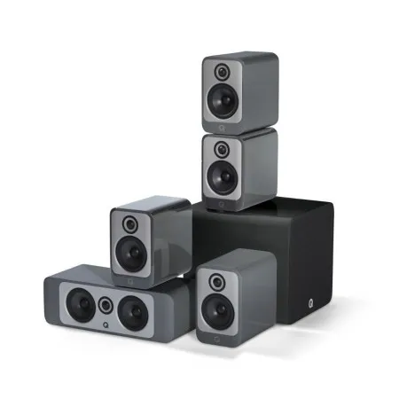 Акустика Q Acoustics CONCEPT 30 5.1 CINEMA PACK (Gloss Silver)  у Дніпрі
