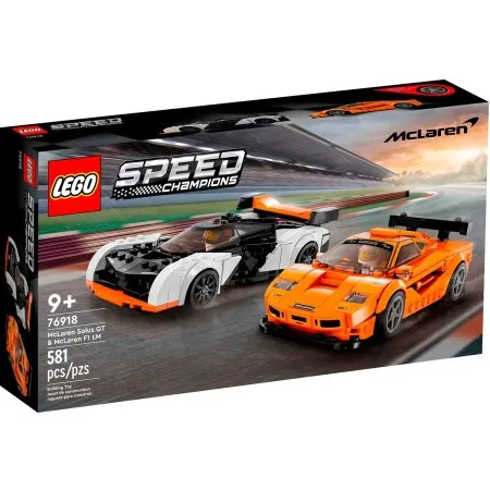 Конструктор LEGO Speed Champions McLaren Solus GT і McLaren F1 LM (76918)  у Києві